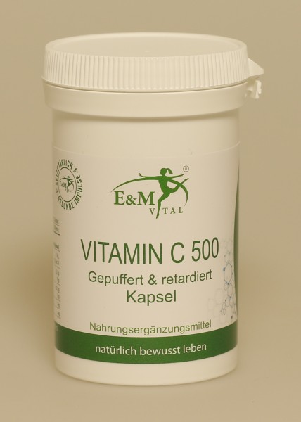 Kapseln Vitamin C 500 gepuffert